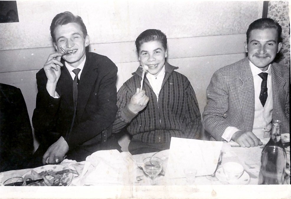 Ste cecile 1959 avec, à ma droite, mon ami Sigismon